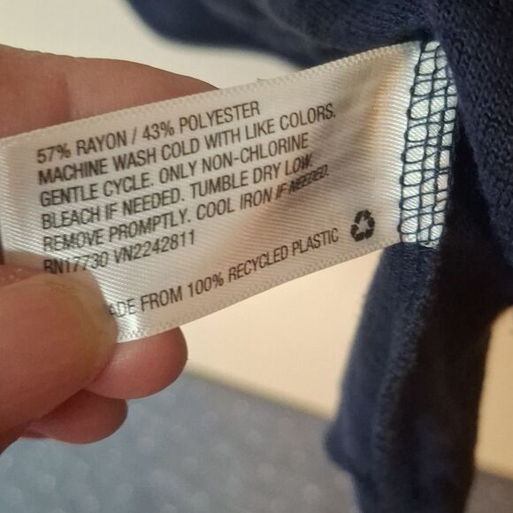 Universal Thread Dark Blue Wrap Tank Top size XL - Picture 3 of 6